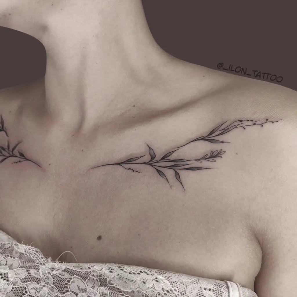100+ Unique Collarbone Tattoo Ideas in 2026 – Tattoobnb, image size:1024x1024