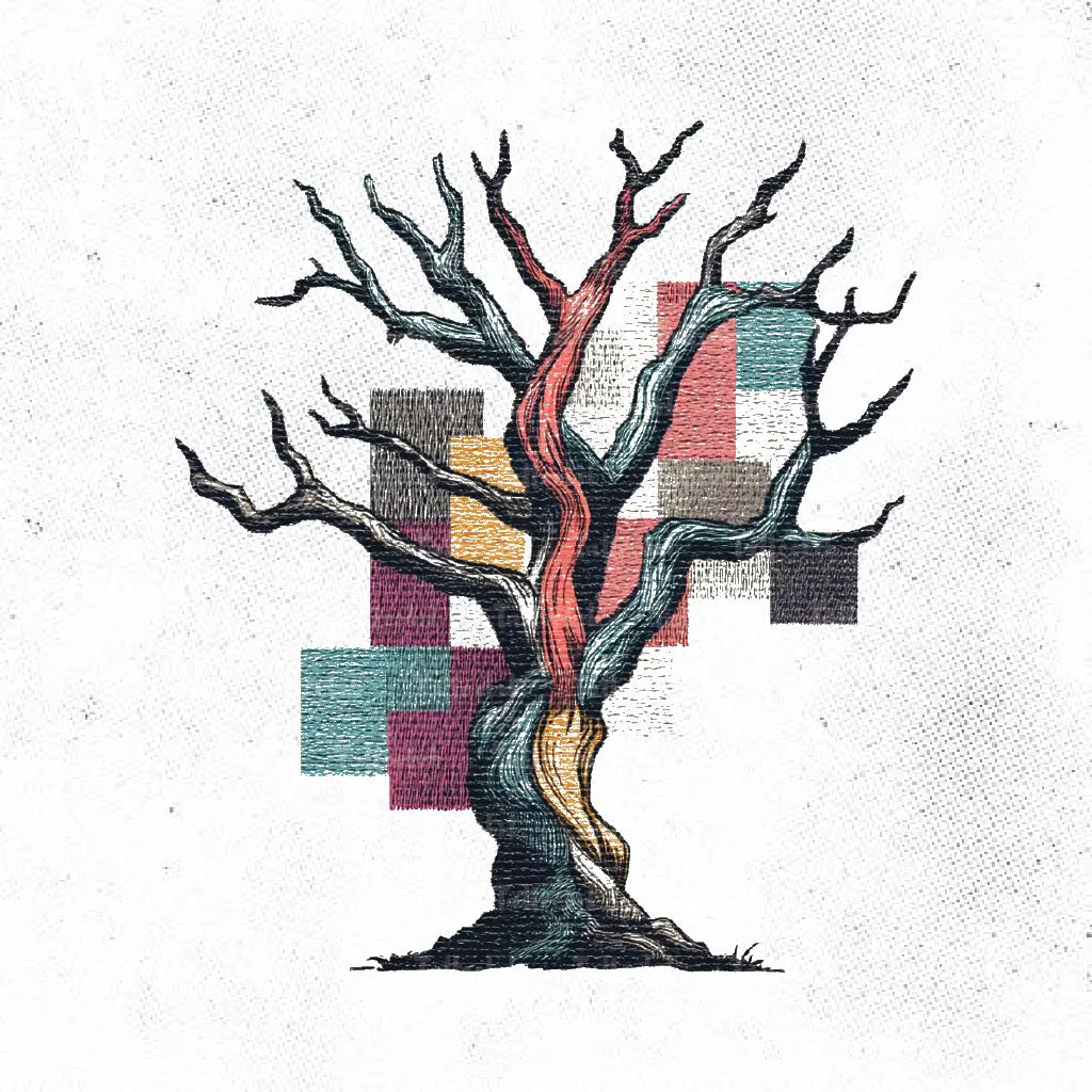 patchwork poison tree tattoo idea design drawing stencil png