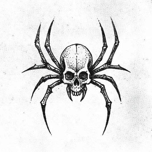 skull spider tattoo idea design drawing stencil png