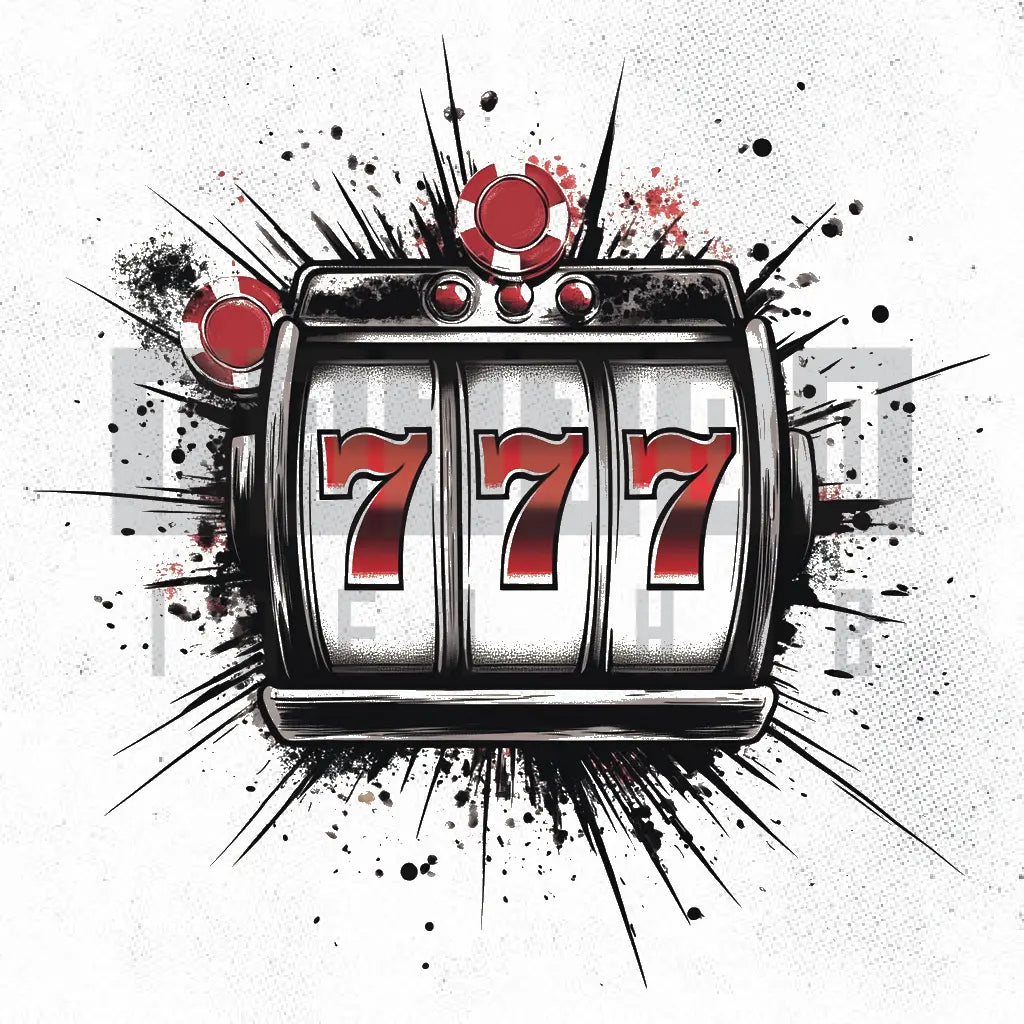 777 jackpot tattoo idea design stencil png