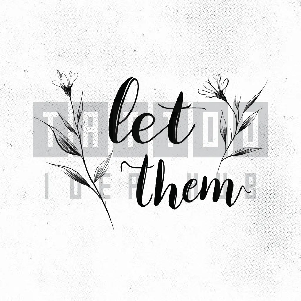 let them dandelion tattoo idea design stencil png