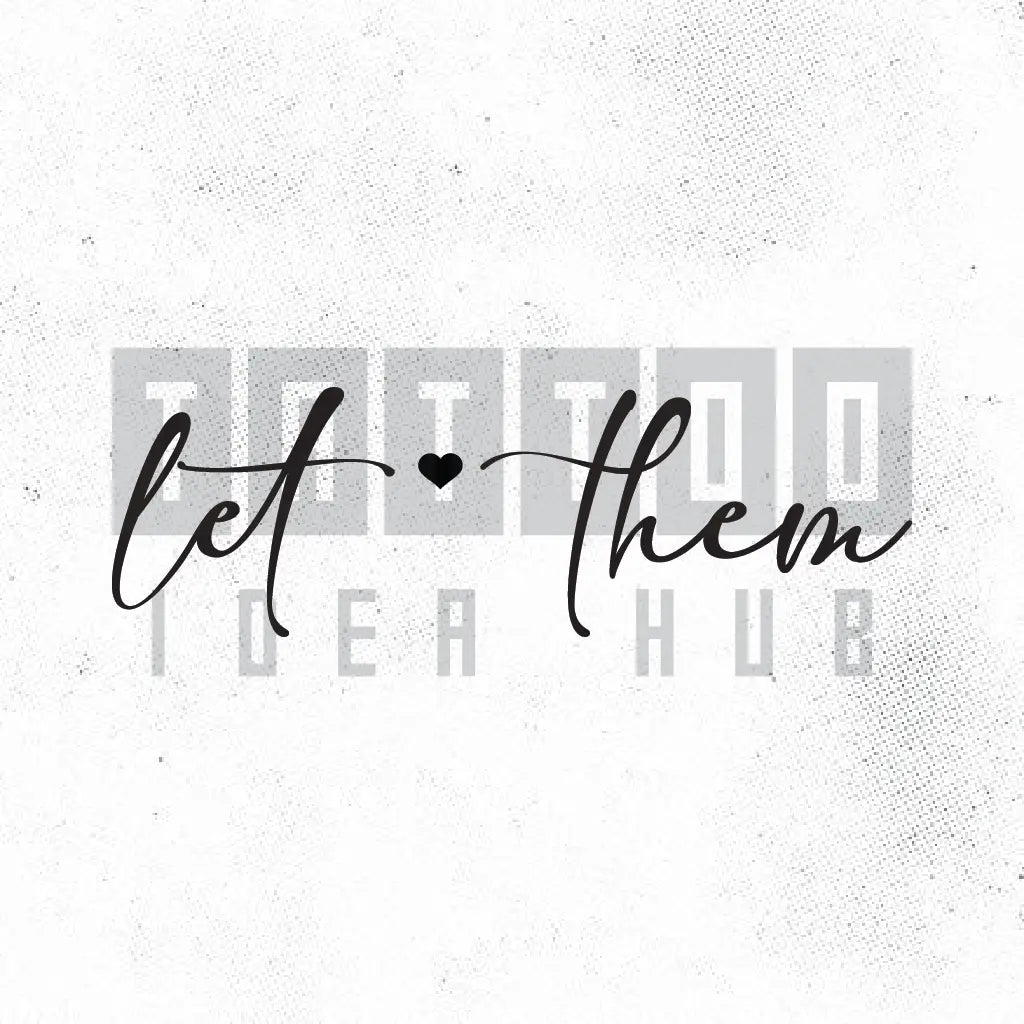 let them tattoo idea design stencil png