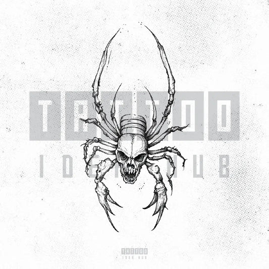 skull scorpion tattoo idea design stencil png