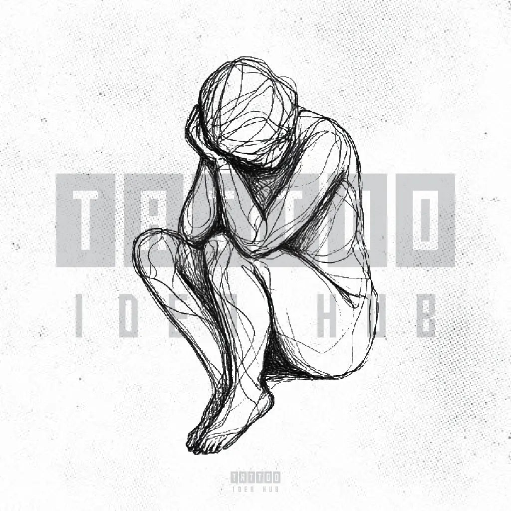 depression sad tattoo idea design drawing stencil png