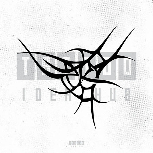 simple cybersigilism neck tattoo idea design drawing stencil png