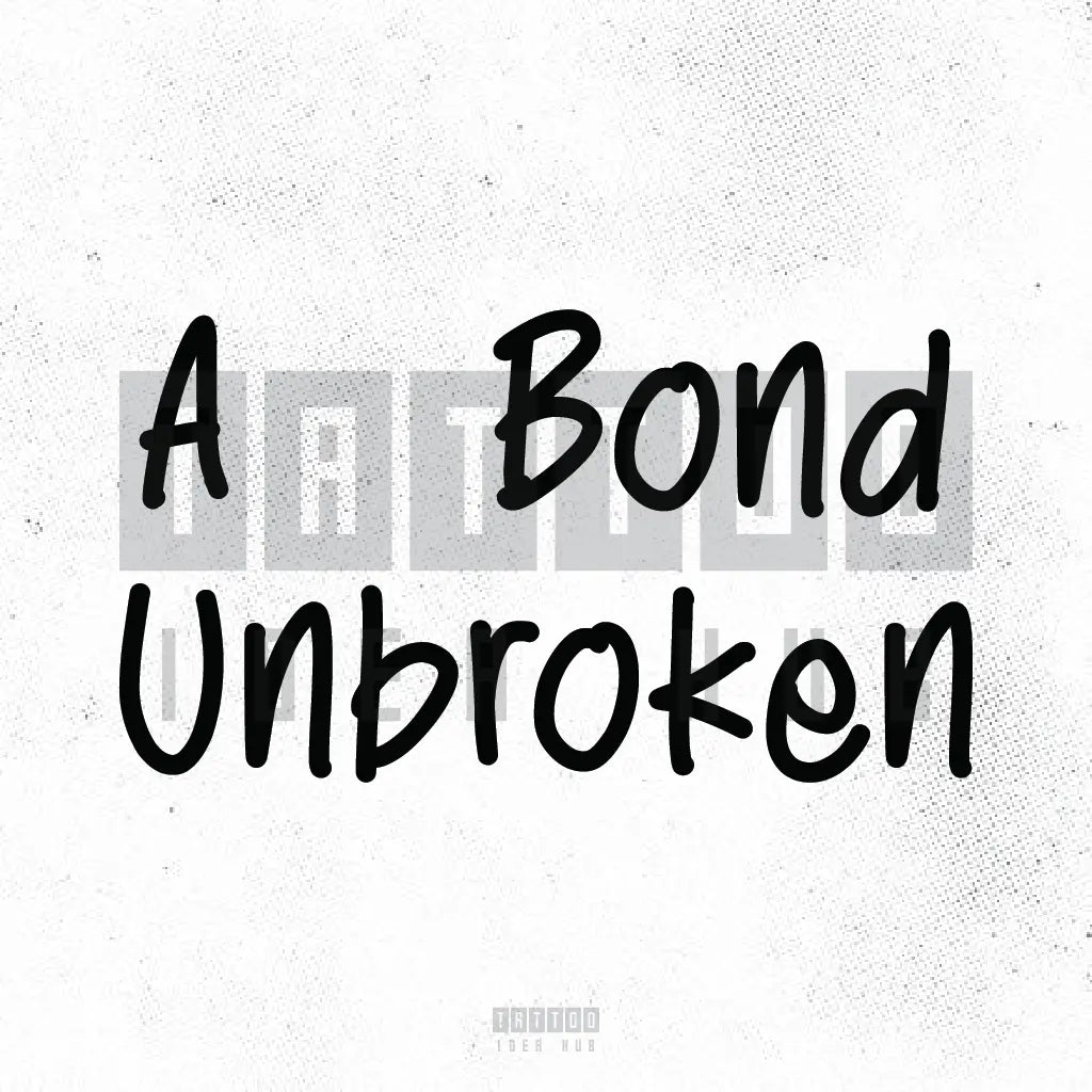 a bond unbroken tattoo idea design drawing stencil png