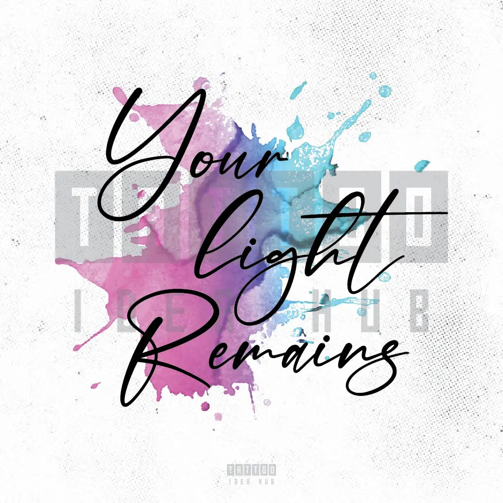your light remains tattoo idea design drawing stencil png