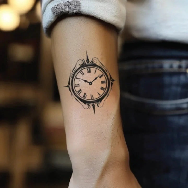 Tattoo Watch Design Broken Clock With Chains Tattoo Idea – Tattoos