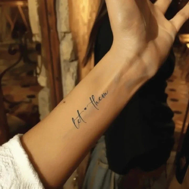 let them tattoo idea design meaning