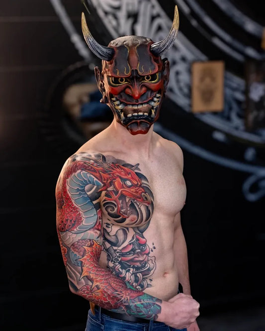 Big Japanese Dragon Koi on Men Arm Tattoo by @fyzi.takoro
