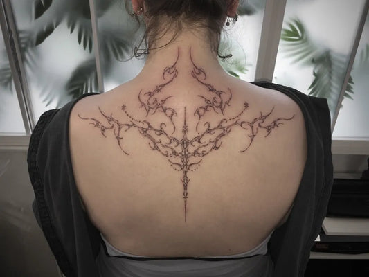 Big Mandala Back on Women Tattoo by @keeshetattoo