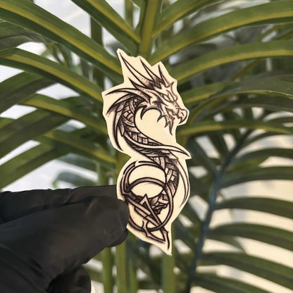 Celtic Dragon Temporary Tattoo Sticker