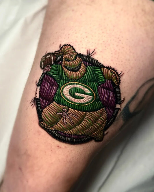 Medium Embroidery Green Bay Packers Patch Men Arm by @_richmccann