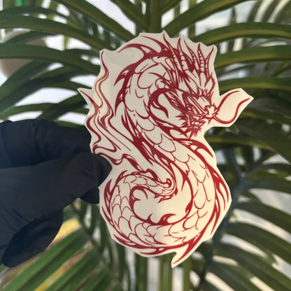 Red Dragon Temporary Tattoo Sticker
