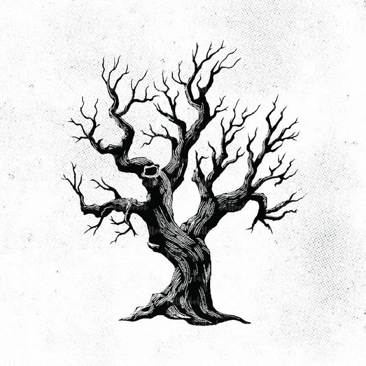 poison oak tree tattoo idea design drawing stencil png