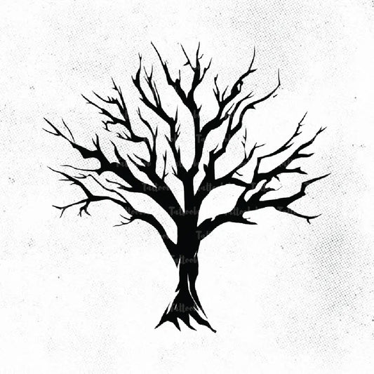 simple poison tree tattoo idea design drawing stencil png