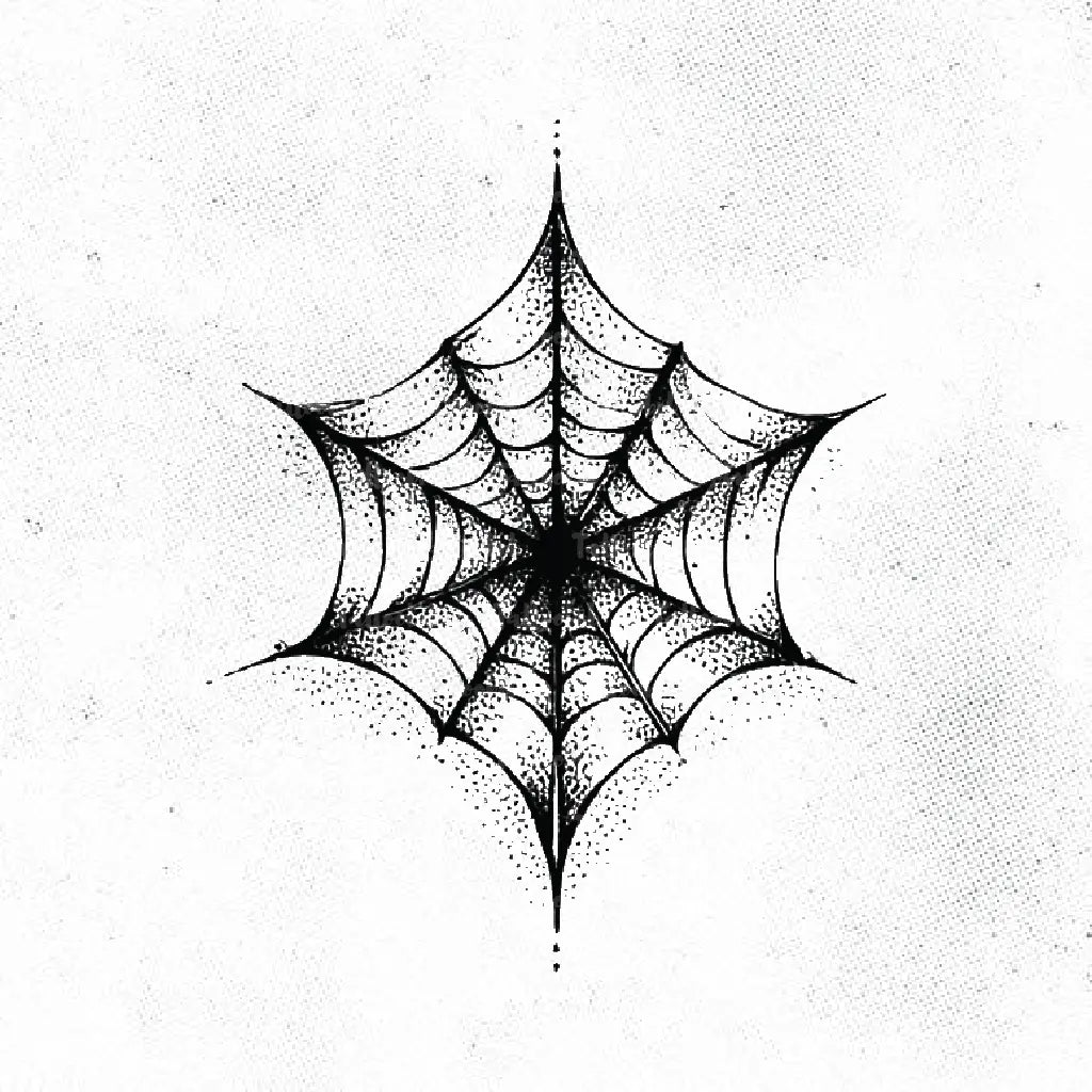 spider web knee tattoo idea design drawing stencil png