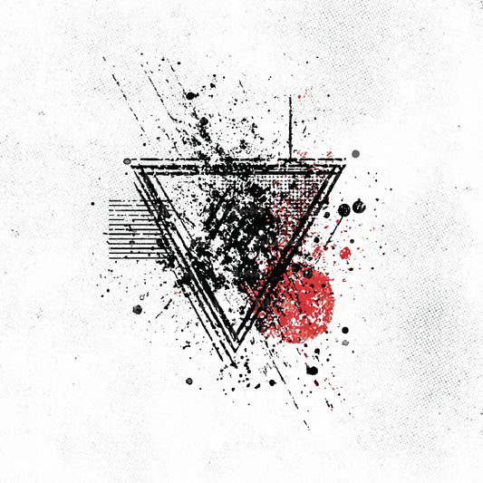 trash polka geometric tattoo idea design drawing stencil png