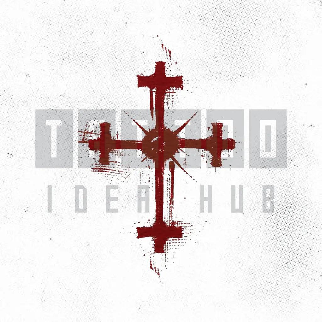 red cross tattoo idea design stencil png