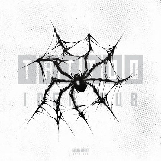 spider web tattoo idea design stencil png