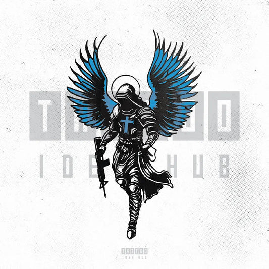 st michael police tattoo idea design drawing stencil png