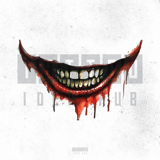 joker smiling mouth tattoo idea design drawing stencil png
