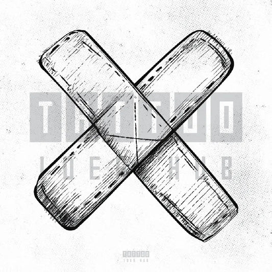 cross bandage tattoo idea design drawing stencil png