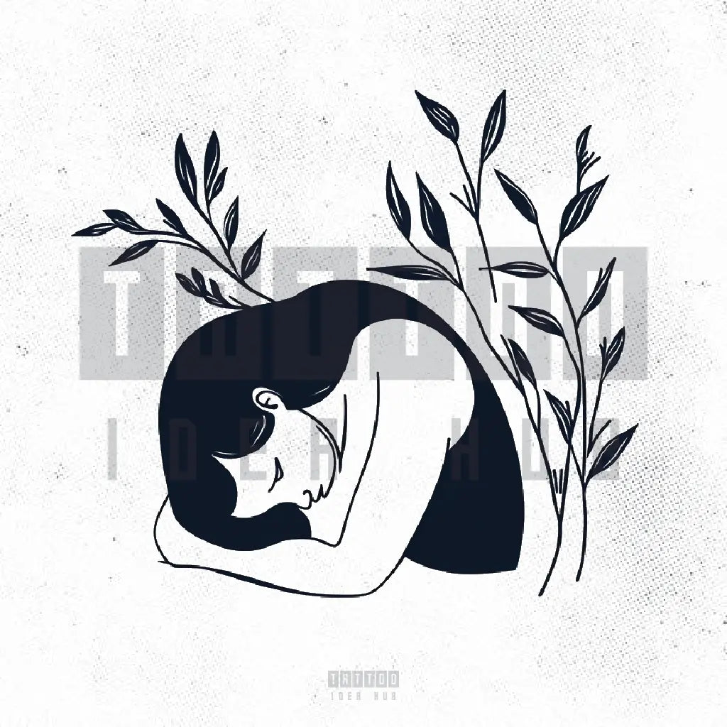 postpartum depression tattoo idea design drawing stencil png