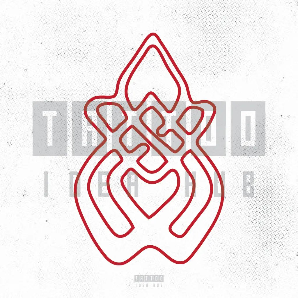 sexual assault red outline symbol tattoo idea design drawing stencil png