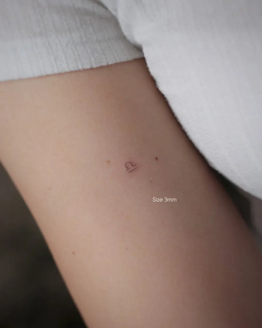 Tiny Minimalist Dots on Women Arm Tattoo by @mart.inus