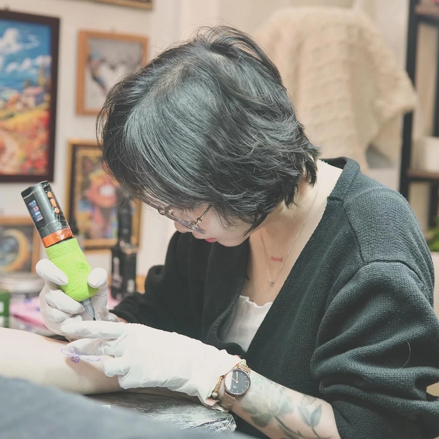 Tokyo tattoo artist Chan