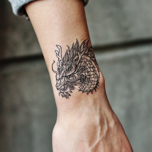 Dragon Wrist Tattoo for Women