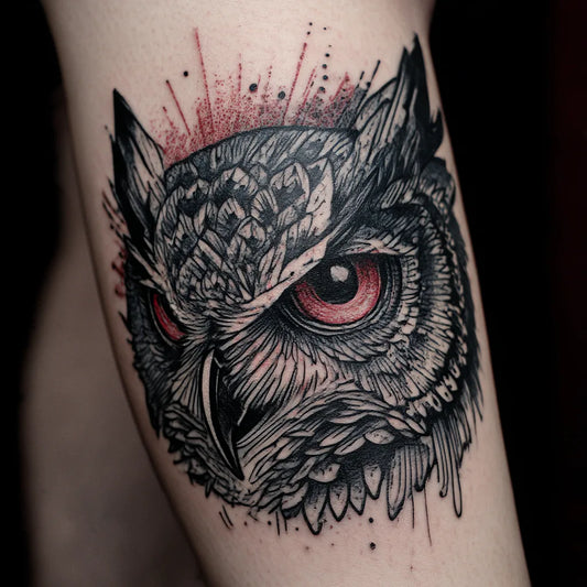 Evil Owl Tattoo