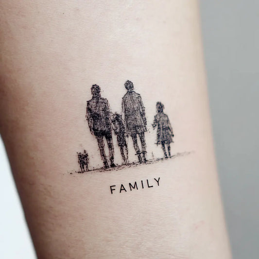 Family Wrist Tattoo for Women