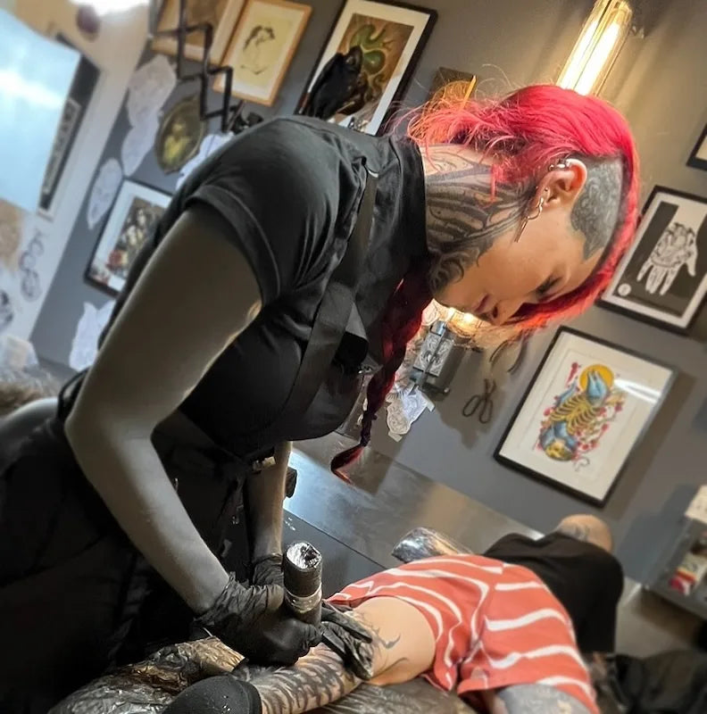 Barcelona tattoo artist hiena13tattoo Hiena