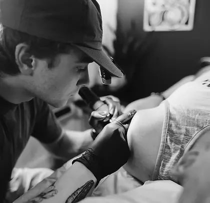 Seattle tattoo artist Charlie Piper