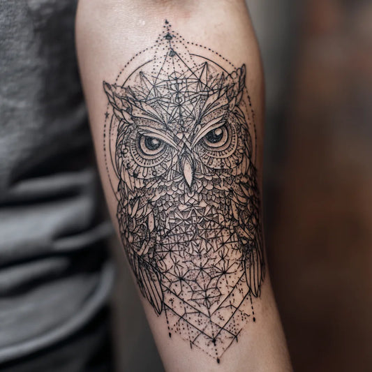 Sacred Owl Tattoo