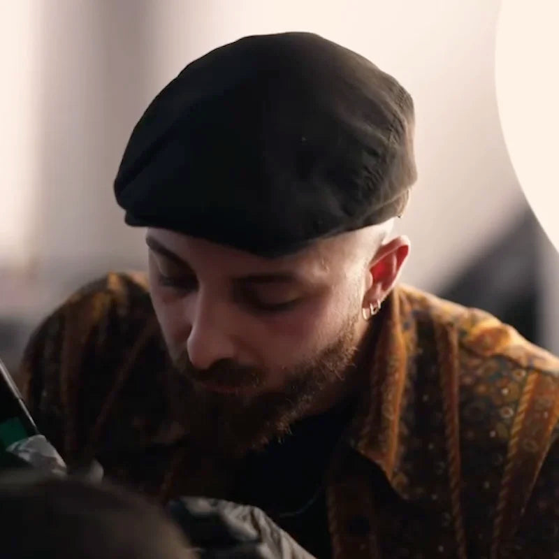 Istanbul tattoo artist Ersin Tekin