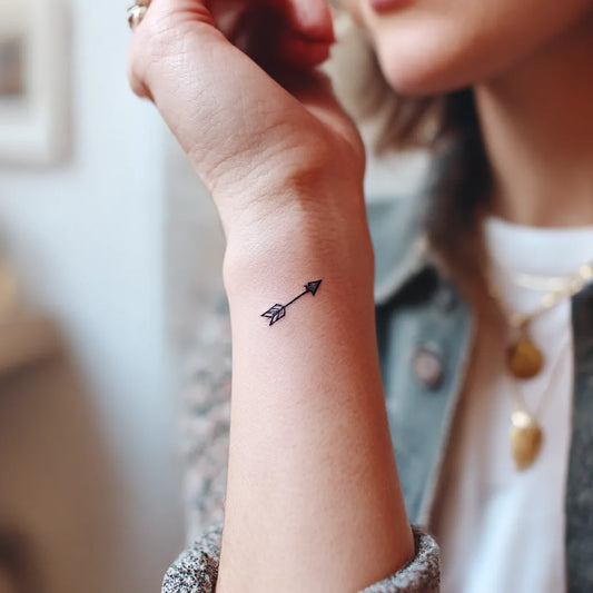 Small Wrist Arrow Tattoo for Women