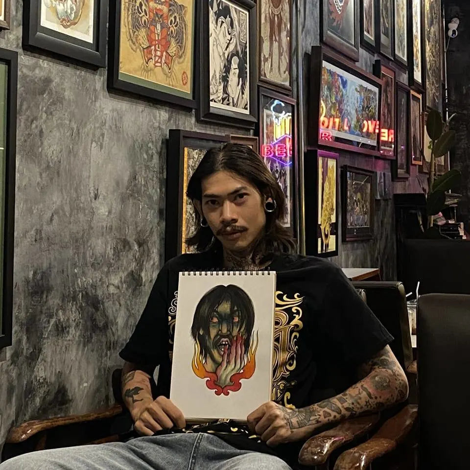 Bangkok tattoo artist Thaito