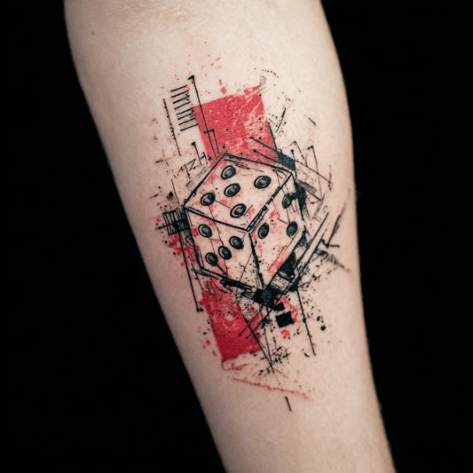 Trash Polka Dice Tattoo