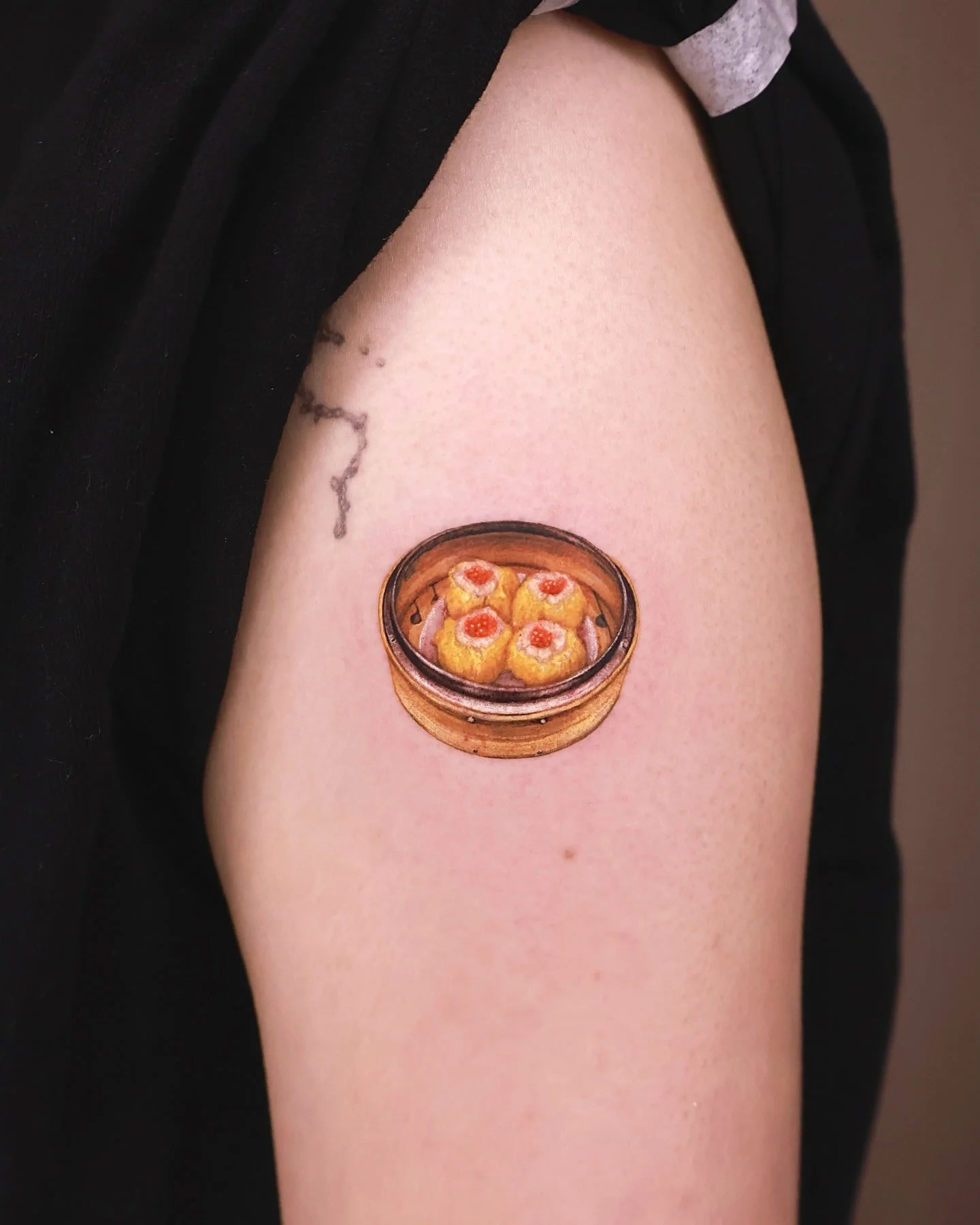 Shaomai hong kong dim sum food tattoo
