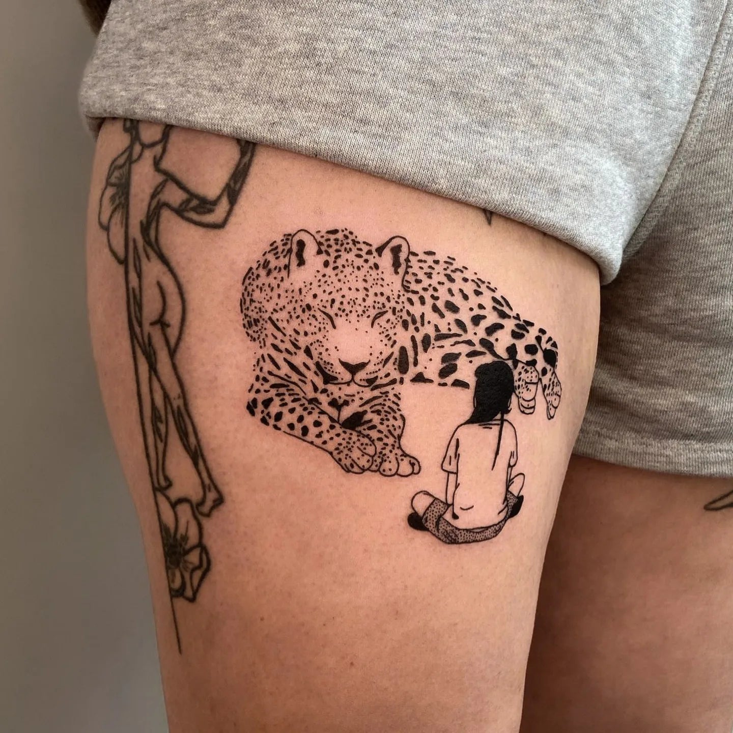 tiger leopard animal zoo tattoo